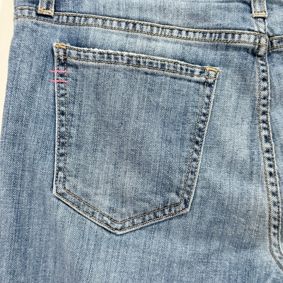 Current/Elliott X Hatch The New Maternity Kick Flare Crop Halley Jeans 28 Chic - Picture 9 of 12